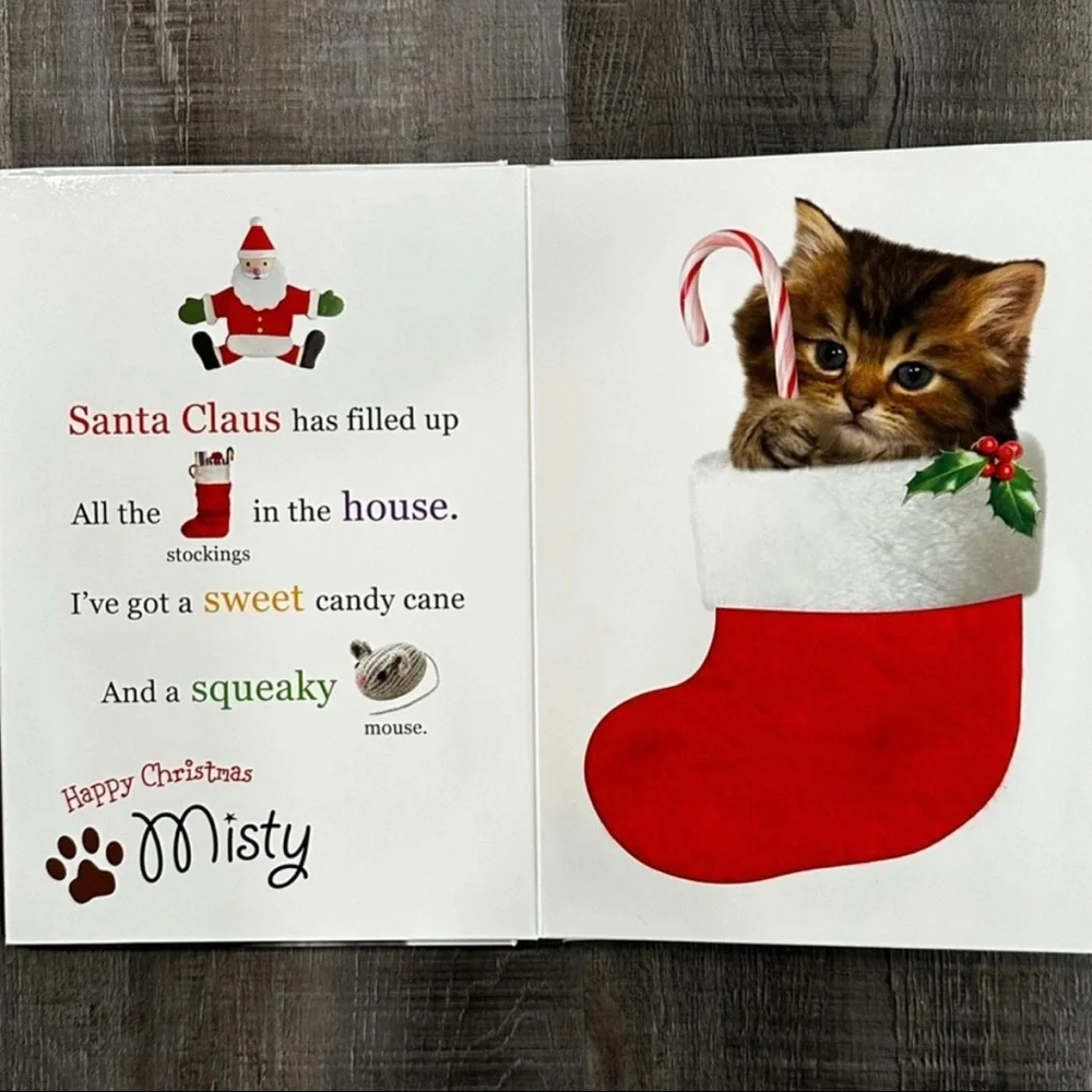 New “12 Cats For Christmas” Holiday Touch & Feel Baby & Children’s Board Book